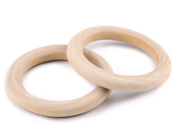 Makramee Holzring Ø 6,5 cm